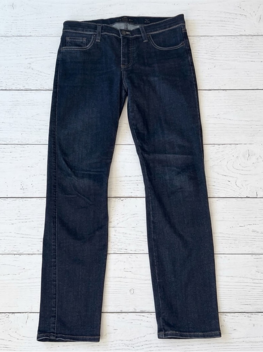 Lucky Brand Ava Skinny Ankle Jeans Womens Size 4 27 Dark Wash Orta Stretch Denim